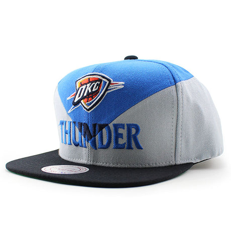 ミッチェル&ネス スナップバック オクラホマシティ サンダー NBA AMPLIFY DIAMOND SNAPBACK CAP BLUE-GREY