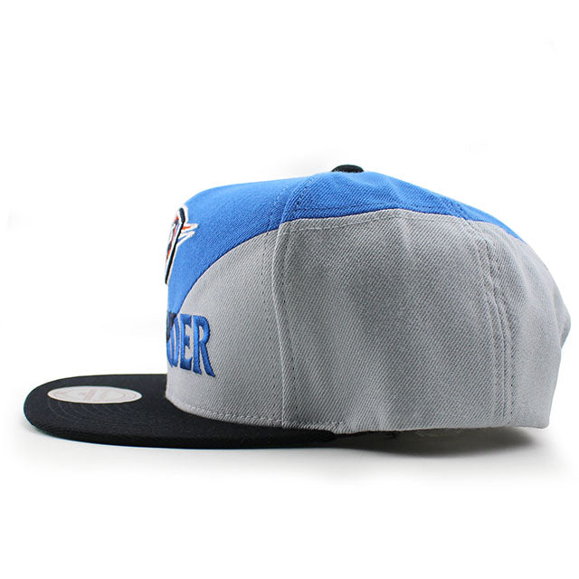 ミッチェル&ネス スナップバック オクラホマシティ サンダー NBA AMPLIFY DIAMOND SNAPBACK CAP BLUE-GREY