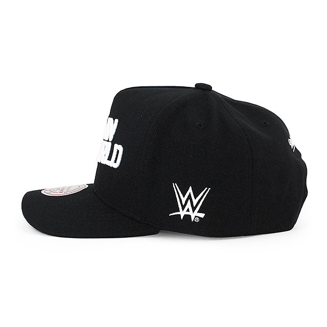 CMパンクモデル ミッチェル&ネス WWE キャップ スナップバック STATEMENT PRO SNAPBACK CAP BLACK