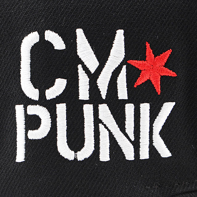 CMパンクモデル ミッチェル&ネス WWE キャップ スナップバック STATEMENT PRO SNAPBACK CAP BLACK