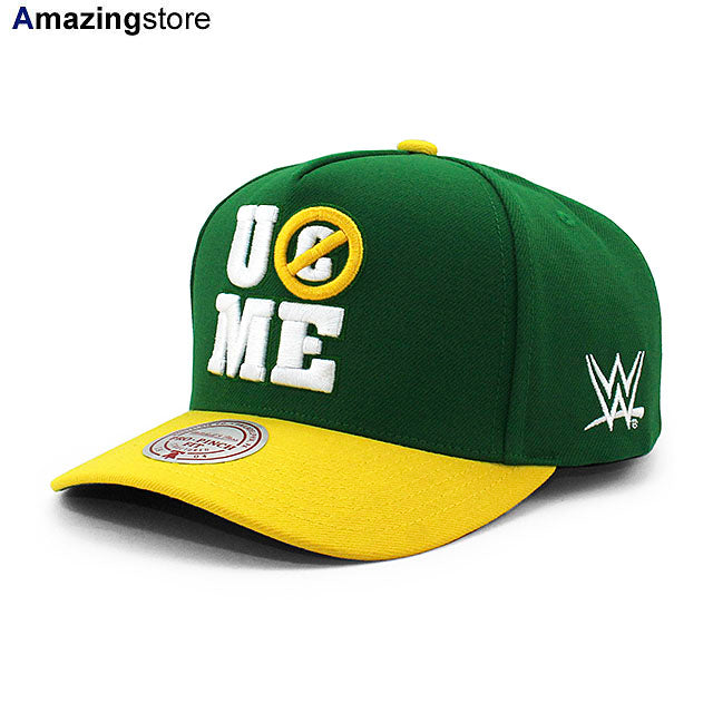 ジョン シナモデル ミッチェル&ネス WWE キャップ STATEMENT PRO SNAPBACK CAP GREEN