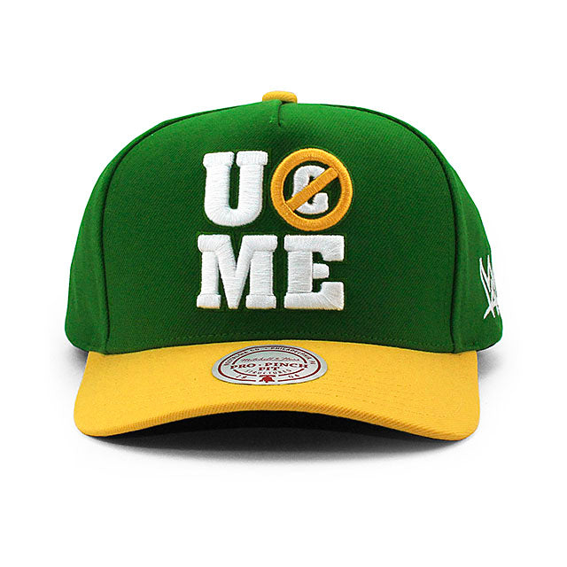 ジョン シナモデル ミッチェル&ネス WWE キャップ STATEMENT PRO SNAPBACK CAP GREEN