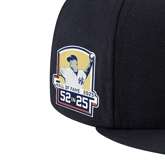 海外取寄 CC サバシアモデル HALL OF FAME コレクション ニューエラ キャップ 59FIFTY ニューヨーク ヤンキース 2025 NATIONAL BASEBALL HALL OF FAME FITTED CAP NAVY
