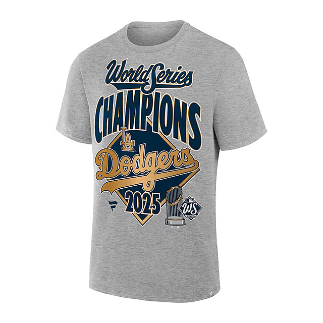 2025 ワールドシリーズチャンピオン ロッカールームモデル 海外取寄 Tシャツ ロサンゼルス ドジャース 2025 WORLD SERIES CHAMPIONS LOCKER ROOM AUTHENTIC T-SHIRT STEEL