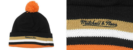 ミッチェル&ネス ニット帽 ビーニー アナハイム ダックス XL-LOGO BEANIE BLACK