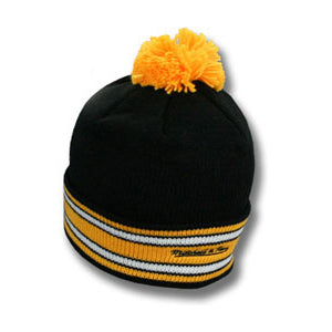 ミッチェル&ネス ピッツバーグ スティーラーズ ニット帽 ビーニー NFL XL-LOGO BEANIE BLACK