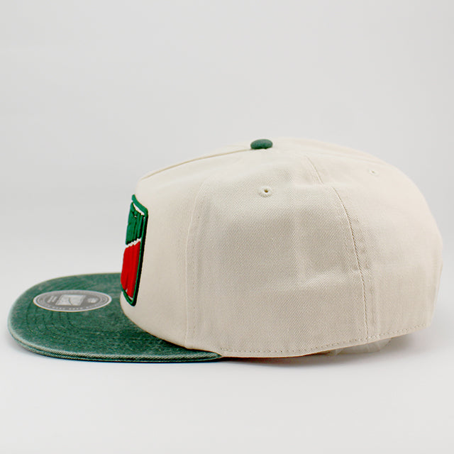 マウンテンデュー スナップバック RETRO GOLFER SNAPBACK CAP CREAM GREEN