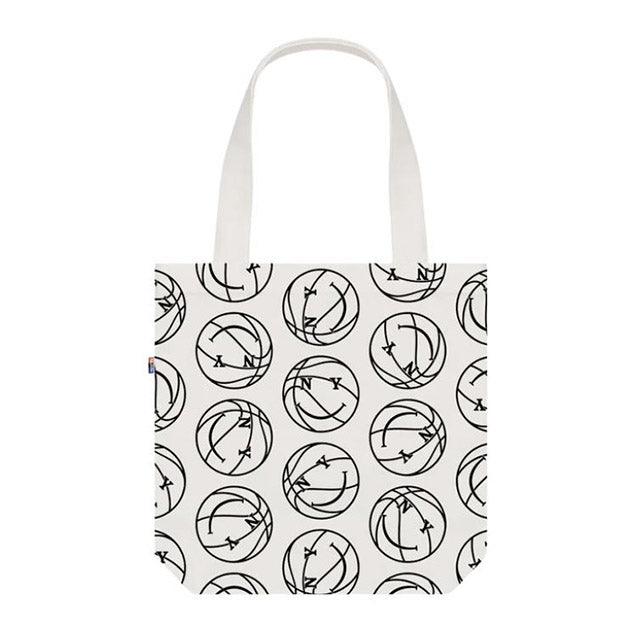 海外取寄 NEW YORK OR NOWHEREコラボ トートバッグ ニューヨーク ニックス NYON MASCOT TOTE BAG WHITE
