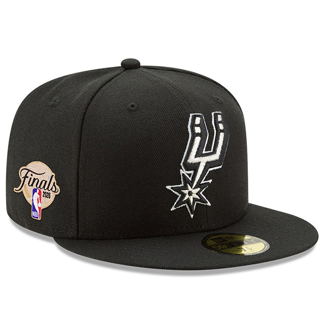 ニューエラ キャップ 59FIFTY サンアントニオ スパーズ 2026 NBA FINALS SIDE PATCH FITTED CAP BLACK
