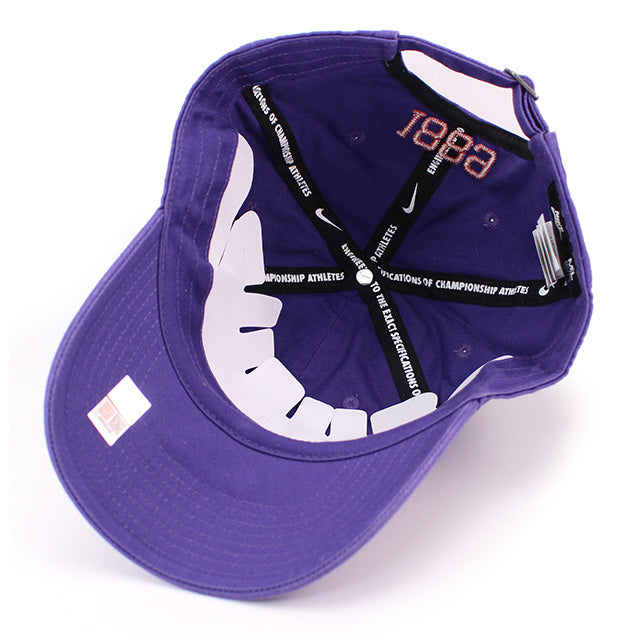 ナイキ キャップ クレムソン タイガース NCAA LEGACY CLUB PERFORMANCE ADJUSTABLE CAP PURPLE