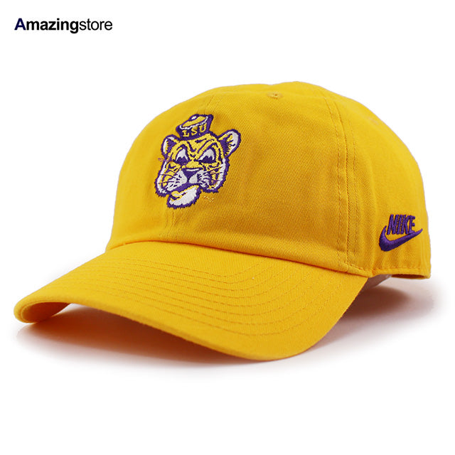 ナイキ キャップ LSU タイガース NCAA LEGACY CLUB PERFORMANCE ADJUSTABLE CAP YELLOW