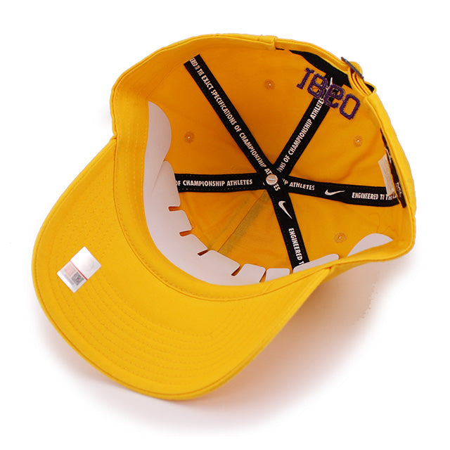 ナイキ キャップ LSU タイガース NCAA LEGACY CLUB PERFORMANCE ADJUSTABLE CAP YELLOW