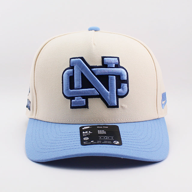 ナイキ キャップ ノースカロライナ ターヒルズ NCAA RISE CAP ADJUSTABLE SNAPBACK CREAM