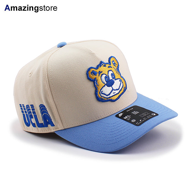 ナイキ キャップ UCLA ブルーインズ NCAA RISE CAP ADJUSTABLE SNAPBACK CREAM
