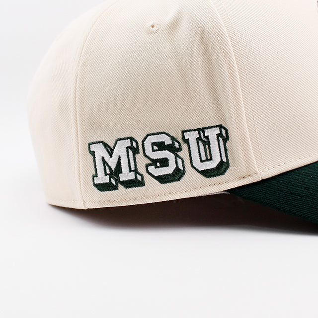 ナイキ キャップ ミシガンステイト スパルタンズ NCAA RISE CAP ADJUSTABLE SNAPBACK CREAM