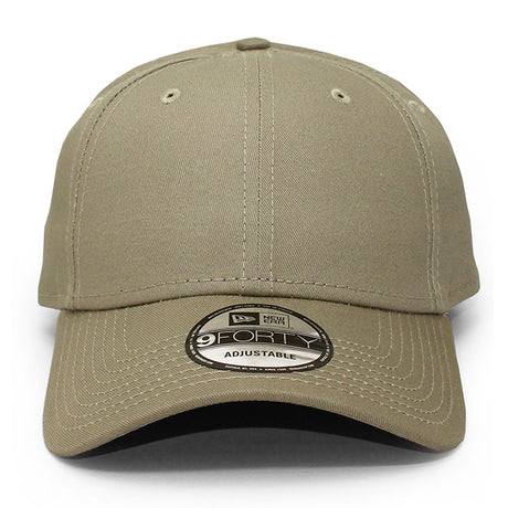 ニューエラ キャップ 9FORTY ストラップバック BLANK BASIC ADJUSTABLE STRAPBACK CAP KHAKI NEW ERA