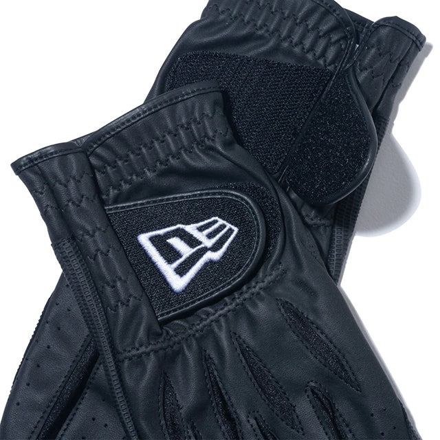 二色展開 ニューエラ ゴルフ グローブ 両手用 ホワイト ブラック