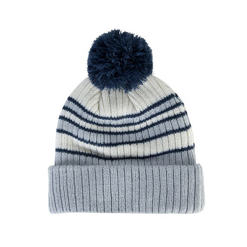 ニューエラ ニット帽 ビーニー ダラス カウボーイズ TRADITIONAL STRIPED BEANIE BEANIE WHITE GREY