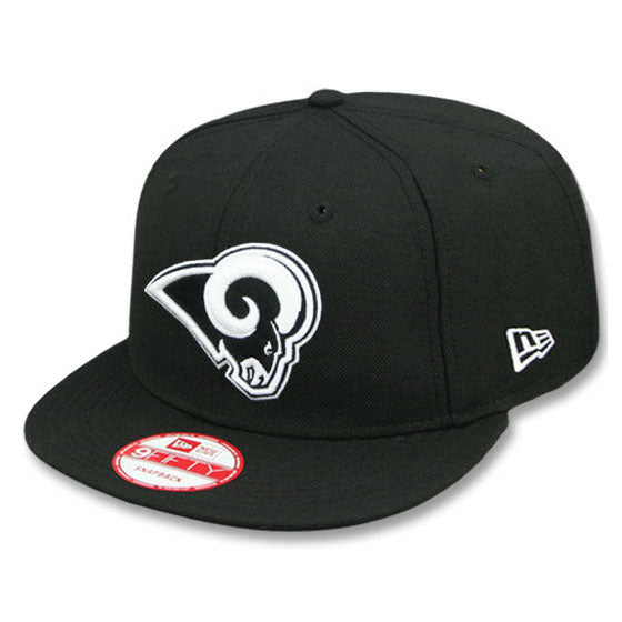 ニューエラ キャップ 9FIFTY ロサンゼルス ラムズ NFL TEAM BASIC SNAPBACK CAP BLACK