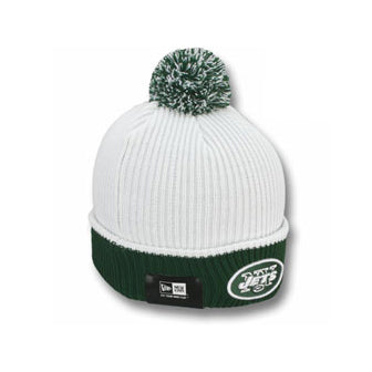 ニューエラ ニューヨーク ジェッツ ニット帽 ビーニー NFL FIRESIDE BEANIE WHITE-GREEN