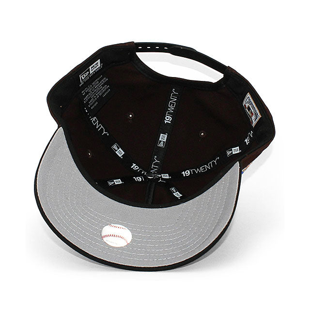 ニューエラ キャップ 19TWENTY ロサンゼルス ドジャース MLB 40TH SNAPBACK CAP BROWN
