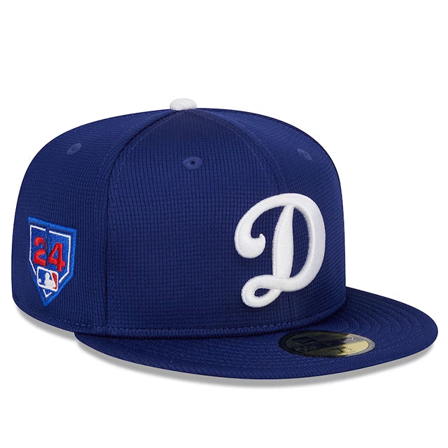 ニューエラ キャップ 海外取寄 59FIFTY ロサンゼルス ドジャース 2024 MLB SPRING TRANING FITTED CAP ROYAL BLUE
