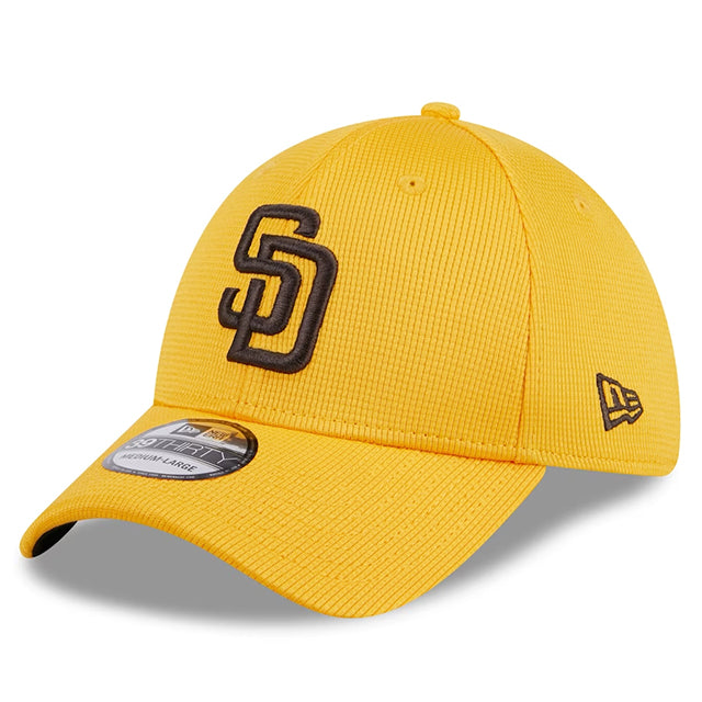 ニューエラ キャップ 海外取寄  39THIRTY サンディエゴ パドレス 2024 MLB SPRING TRANING FLEX FIT CAP GOLD