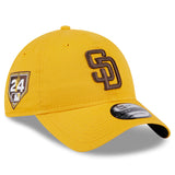 ニューエラ キャップ 海外取寄 9TWENTY サンディエゴ パドレス 2024 MLB SPRING TRANING STRAPBACK CAP GOLD