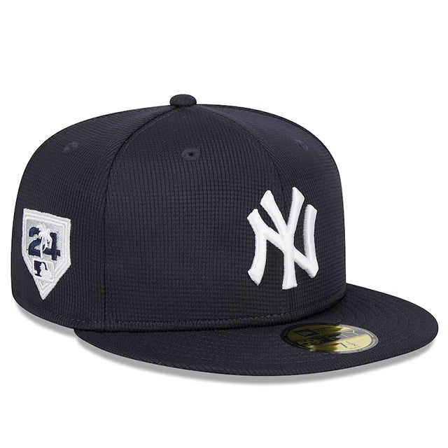 ニューエラ キャップ 59FIFTY ニューヨーク ヤンキース 2024 MLB SPRING TRANING FITTED CAP NAVY