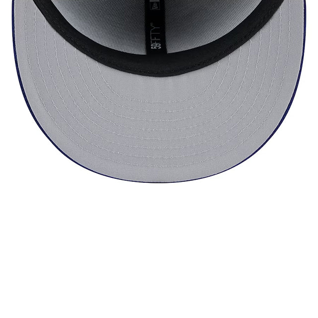 ニューエラ キャップ 海外取寄 59FIFTY ロサンゼルス ドジャース 2025 MLB BATTING PRACTICE BP FITTED CAP GREY-ROYAL BLUE