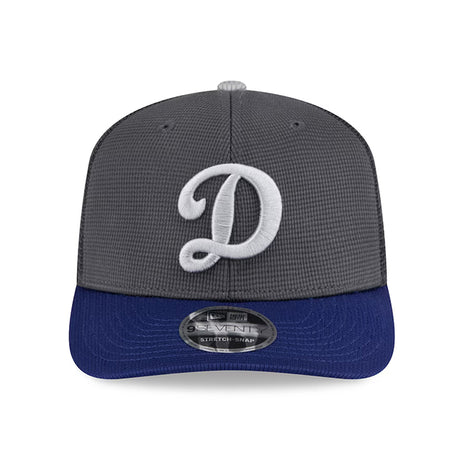 ニューエラ キャップ 9SEVENTY ストレッチ スナップバック ロサンゼルス ドジャース MLB 2025 MLB BATTING PRACTICE BP STRETCH MESH SNAPBACK CAP GREY-ROYAL BLUE