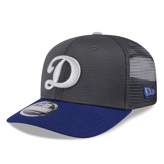 ニューエラ キャップ 9SEVENTY ストレッチ スナップバック ロサンゼルス ドジャース MLB 2025 MLB BATTING PRACTICE BP STRETCH MESH SNAPBACK CAP GREY-ROYAL BLUE