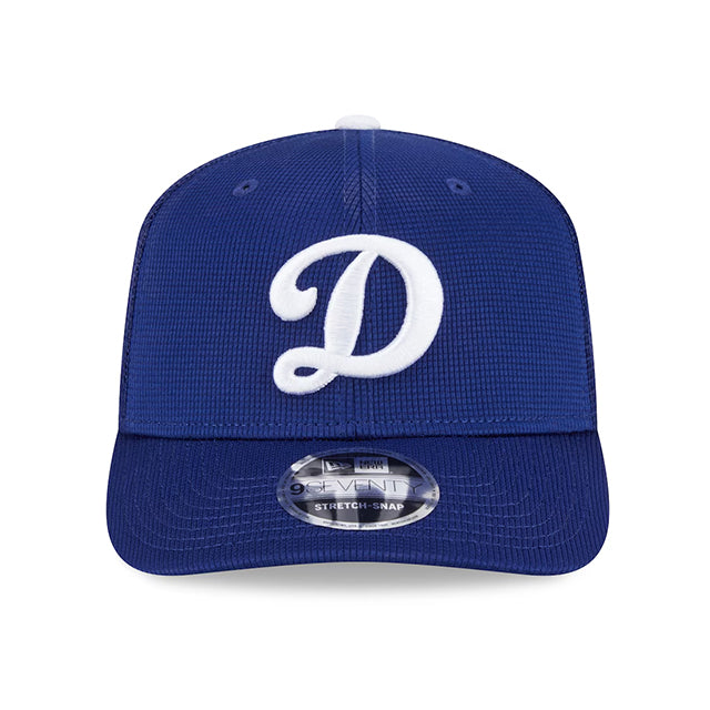 ニューエラ キャップ 9SEVENTY ストレッチ スナップバック ロサンゼルス ドジャース MLB 2025 MLB BATTING PRACTICE BP STRETCH MESH SNAPBACK CAP ROYAL BLUE