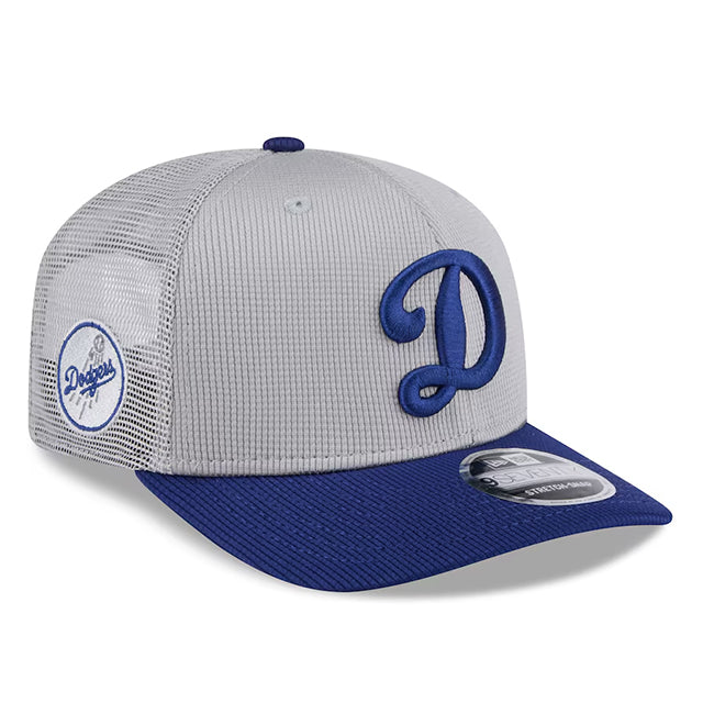 ニューエラ キャップ 9SEVENTY ストレッチ スナップバック ロサンゼルス ドジャース MLB 2025 MLB BATTING PRACTICE BP STRETCH MESH SNAPBACK CAP GREY-ROYAL BLUE