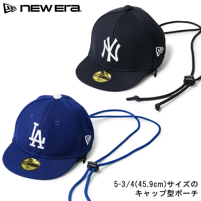 ニューエラ キャップポーチ ストラップ付 ヤンキース ドジャース CAP POUCH MEDIUM NECK STRAP