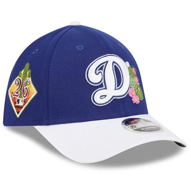 ニューエラ キャップ 海外取寄 39THIRTY M-CROWN ロサンゼルス ドジャース 2026 MLB SPRING TRAINING FLEX FIT CAP ROYAL BLUE WHITE