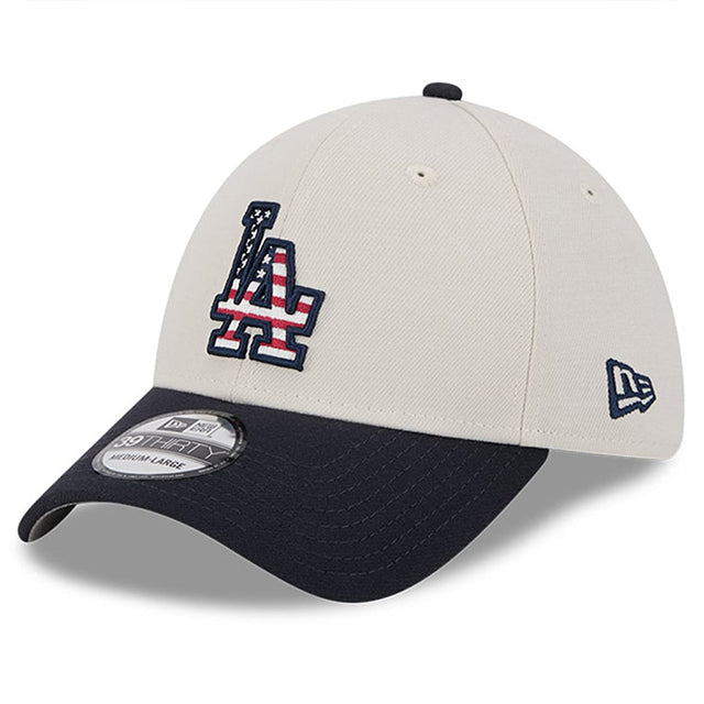 海外取寄 独立記念日モデル ニューエラ キャップ 39THIRTY MLB 2024 JULY 4TH STARS N STRIPES CLASSIC FLEX FIT CAP KHAKI