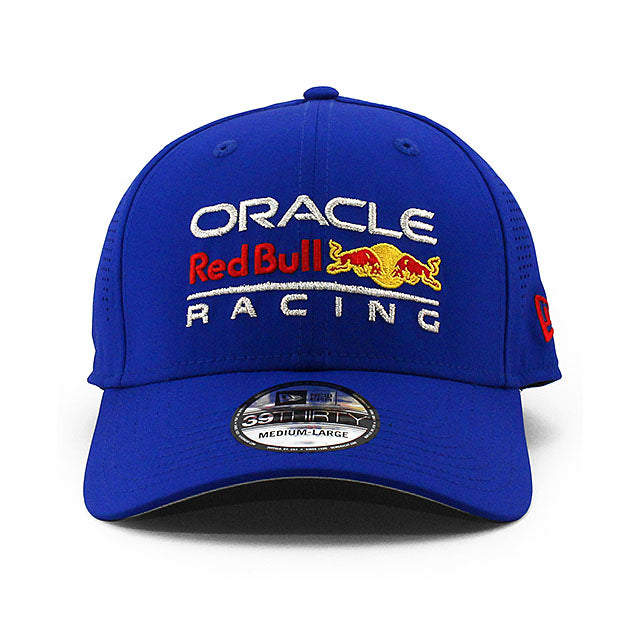 ニューエラ キャップ 39THIRTY オラクル レッドブル レーシング PERFORATED STRETCH FIT CAP BLUE