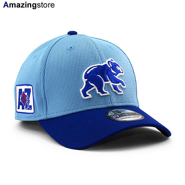 ニューエラ キャップ 39THIRTY シカゴ カブス 2025 MLB SPRING TRAINING BP FLEX FIT CAP LT BLUE