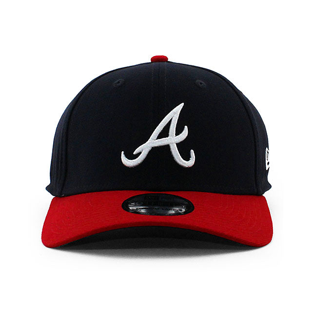 ニューエラ キャップ 39THIRTY アトランタ ブレーブス MLB TEAM CLASSIC FLEX FIT CAP NAVY