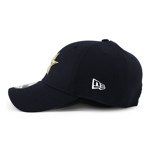 ニューエラ キャップ 39THIRTY ヒューストン アストロズ MLB COOPERSTOWN TEAM CLASSIC FLEX FIT CAP NAVY GOLD