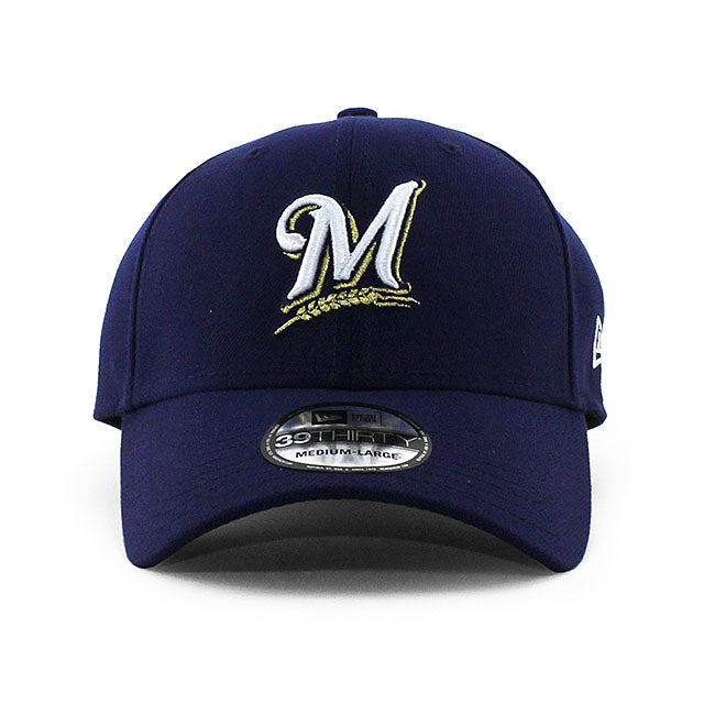 ニューエラ キャップ 39THIRTY ミルウォーキー ブルワーズ MLB TEAM CLASSIC FLEX FIT CAP NAVY