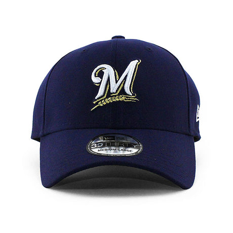 ニューエラ キャップ 39THIRTY ミルウォーキー ブルワーズ MLB TEAM CLASSIC FLEX FIT CAP NAVY