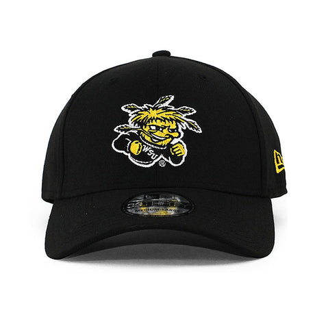 ニューエラ キャップ 39THIRTY ウィチタステイト ショッカーズ NCAA TEAM CLASSIC FLEX FIT CAP BLACK NEW ERA WICHITA STATE SHOCKERS WSU