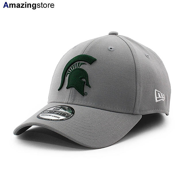ニューエラ キャップ 39THIRTY ミシガンステイト スパルタンズ NCAA TEAM CLASSIC FLEX FIT CAP GREY