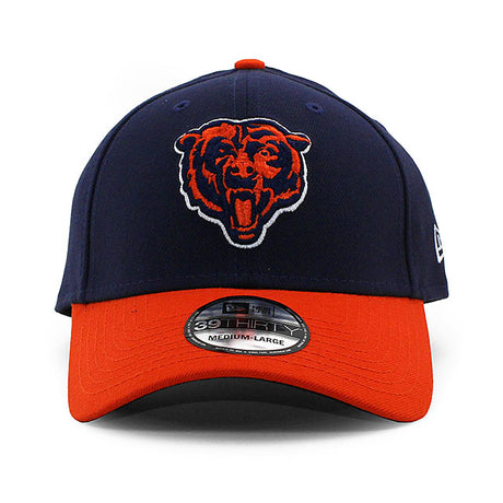 ニューエラ キャップ 39THIRTY シカゴ ベアーズ NFL BEAR HEAD TEAM CLASSIC FLEX FIT CAP NAVY