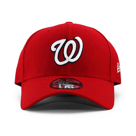 ニューエラ キャップ 39THIRTY ワシントン ナショナルズ MLB HOME TEAM CLASSIC FLEX FIT CAP RED NEW ERA WASHINGTON NATIONALS