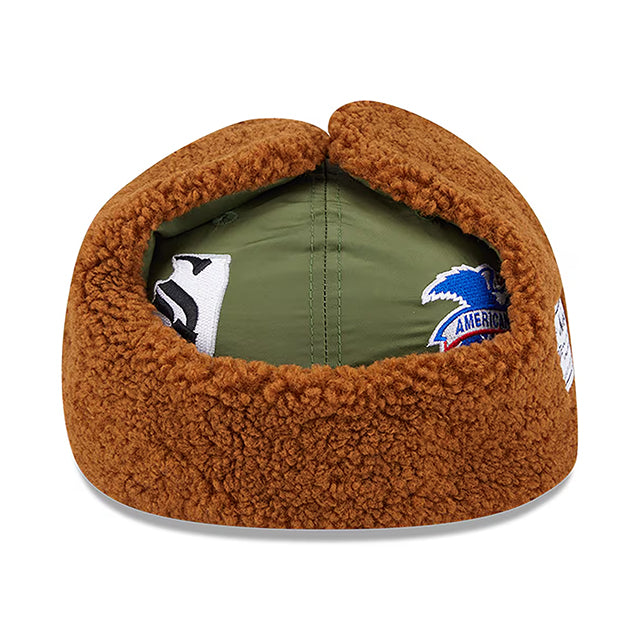 海外取寄 ニューエラ キャップ 59FIFTY シカゴ ホワイトソックス ALPHA INDUSTRIES DOGEAR FITTED CAP OLIVE