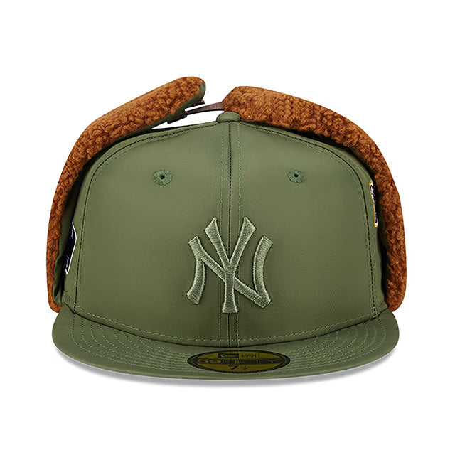 海外取寄 ニューエラ キャップ 59FIFTY ニューヨーク ヤンキース ALPHA INDUSTRIES DOGEAR FITTED CAP OLIVE