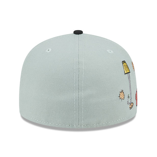 ニューエラ キャップ 59FIFTY ビーバス アンド バットヘッド COUCH FITTED CAP GREY-BLACK